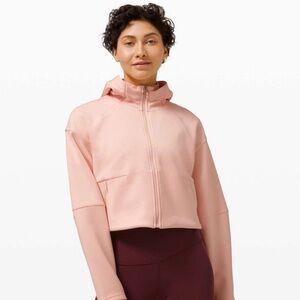 Lululemon Soft Oversized Full Zip Hoodie Pink Mist